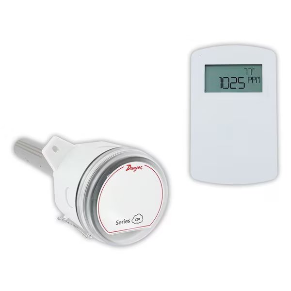 TemperatureCo2 Transmitter, Co2 Xmtr 2000Ppm, Dwyer Instruments, Mfr#: CDT-2N44